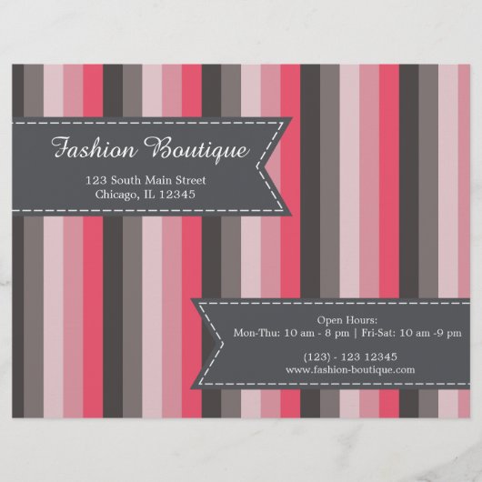 Modeboutique Flyer (Vorne)