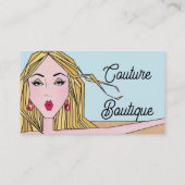 Modeboutique Visitenkarte (Rückseite)