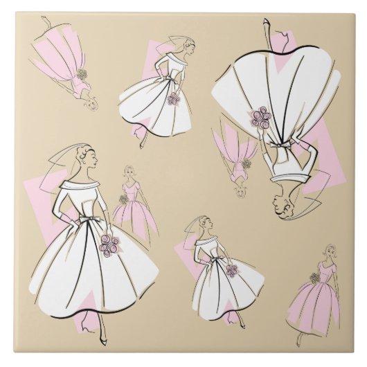 Modebriefe Neutralgruppe Multitile Fliese (Vorderseite)