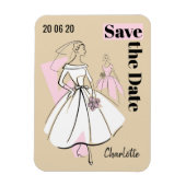 Modebrille Neutral Save the Date flexibel Magnet (Vertikal)