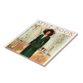 Modebuch-Modestil-Illustration Fliese (Seite)