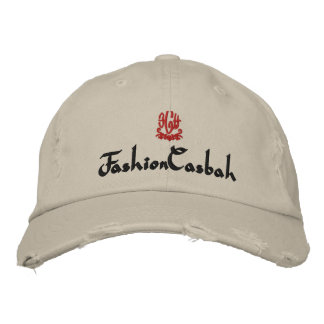 ModeCasbah Stone Bestickte Kappe