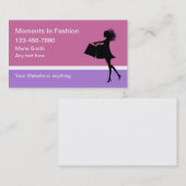 Modedesign Business Cards Trendy Visitenkarte (Vorne/Hinten)
