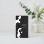 Modedesign für berufliche Stylist Visitenkarte (Stehend Vorderseite)