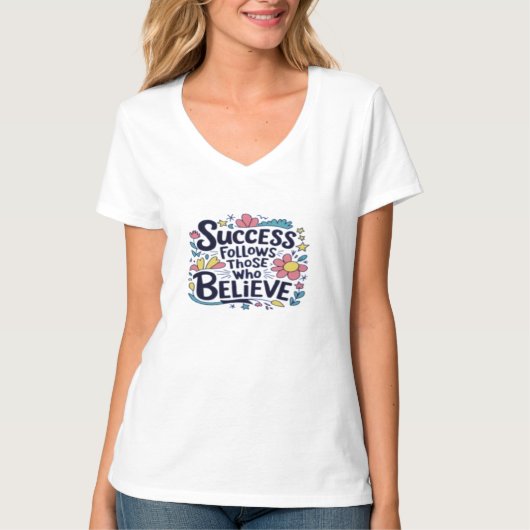 Modedesign-Gehen und guter T - Shirt (Vorderseite)