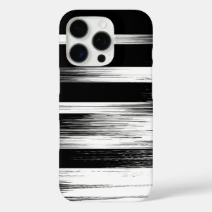 Modedesign in Schwarz und Weiß iPhone 16 Pro Hülle