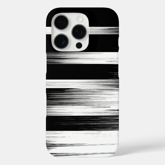 Modedesign in Schwarz und Weiß Case-Mate iPhone Hülle (Rückseite)