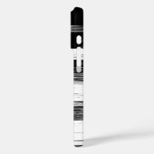 Modedesign in Schwarz und Weiß Case-Mate iPhone Hülle (Rückseite / Links)