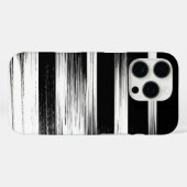 Modedesign in Schwarz und Weiß Case-Mate iPhone Hülle (Rückseite (Horizontal))