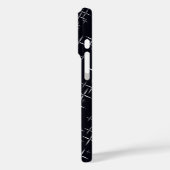 Modedesign in Schwarz und Weiß Case-Mate iPhone Hülle (Rückseite / Links)