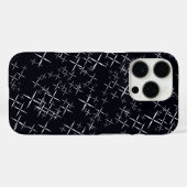 Modedesign in Schwarz und Weiß Case-Mate iPhone Hülle (Rückseite (Horizontal))