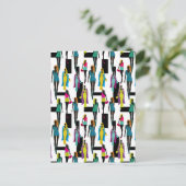 Modedesign mit modernem Design und trendigem Illus Postkarte (Stehend Vorderseite)