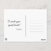 Modedesign mit modernem Design und trendigem Illus Postkarte (Rückseite)