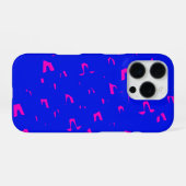 Modedesign mit Muster iPhone Hülle (Rückseite (Horizontal))