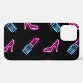 Modedesign mit Neon Icons. Case-Mate iPhone Hülle (Rückseite (Horizontal))