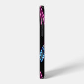 Modedesign mit Neon Icons. iPhone Hülle (Linke Seite)