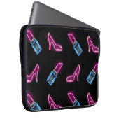 Modedesign mit Neon Icons. Laptopschutzhülle (Vorne Rechts)
