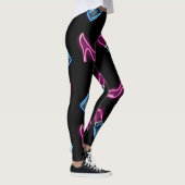 Modedesign mit Neon Icons. Leggings (Rechts)