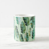 Modedesign mit tropischen Bananen-Pflanze Kaffeetasse (Mittel)