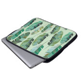 Modedesign mit tropischen Bananen-Pflanze Laptopschutzhülle (Vorne Knopf)