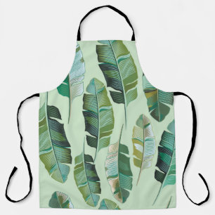 Modedesign mit tropischen Bananen-Pflanze Schürze