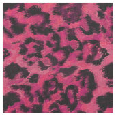 Modedesign, rosa und schwarz, gepunktet, Leopard Stoff (Nahaufnahme)