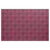 Modedesign, rosa und schwarz, gepunktet, Leopard Stoff (Yard (91,4 cm))