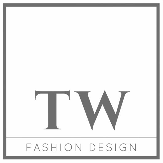 Modedesign weiß aufkleber (Vorderseite)