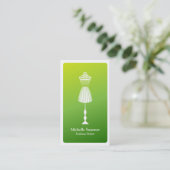 Modedesigner Dressform Visitenkarte (Stehend Vorderseite)