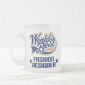 Modedesigner-Geschenk (Welten am besten) Mattglastasse (Links)