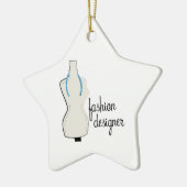 Modedesigner Keramikornament (Links)