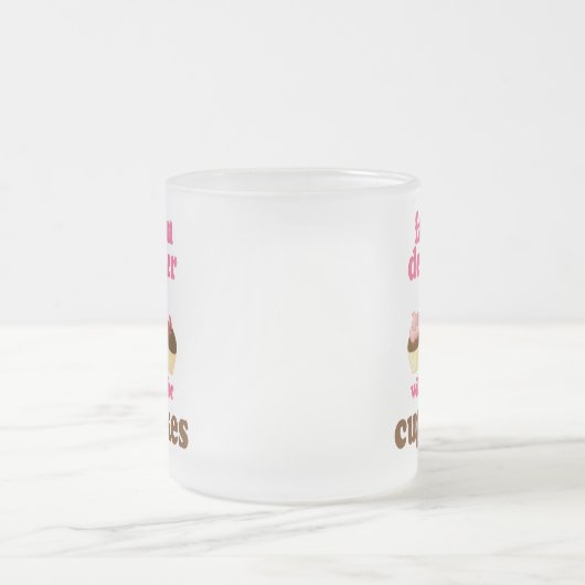 Modedesigner-(lustiges) Geschenk Mattglastasse (Mittel)