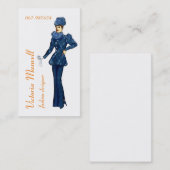 Modedesigner-Stylist-Geschäftskarte Visitenkarte (Vorne/Hinten)