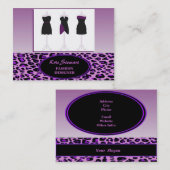 Modedesigner Visitenkarte (Vorne/Hinten)