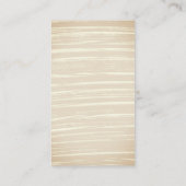 Modedesigner Visitenkarte (Rückseite)