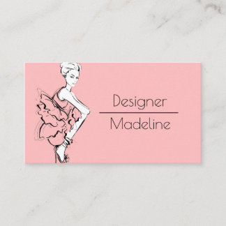 Modedesigner Visitenkarte