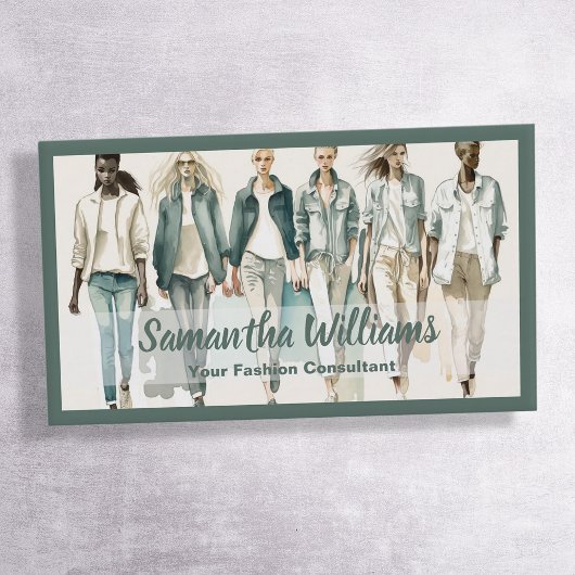 Modedesigner Visitenkarte