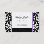 Modedesigner-Visitenkarte Visitenkarte (Rückseite)