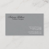 Modedesigner - Visitenkarten Visitenkarte (Rückseite)