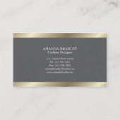 Modedesigner - Visitenkarten Visitenkarte (Rückseite)