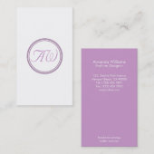 Modedesigner - Visitenkarten Visitenkarte (Vorne/Hinten)