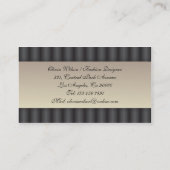 Modedesigner - Visitenkarten Visitenkarte (Rückseite)