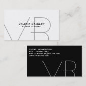 Modedesigner - Visitenkarten Visitenkarte (Vorne/Hinten)