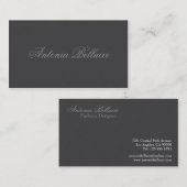 Modedesigner - Visitenkarten Visitenkarte (Vorne/Hinten)