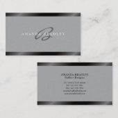 Modedesigner - Visitenkarten Visitenkarte (Vorne/Hinten)