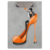 Modediva in Stiletto Orange Klemmbrett (Vorderseite)