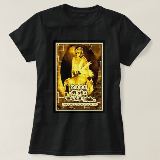 Modeerscheinung Diva der 20er Jahre T-Shirt (Design vorne)
