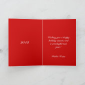 MODEERSCHEINUNG-Karte Feiertagskarte (Innenseite)