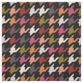 Modefarbenes Hahnentrittmuster Stoff (Muster)