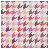 Modefarbiges Hahnentrittmuster Stoff (Muster)